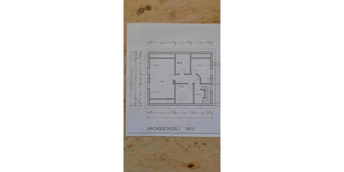 Dachgeschoßwohnung Schrobenhausen - 3 Zimmer, 65 m&sup2;, 800&euro; | Angebot:26407112