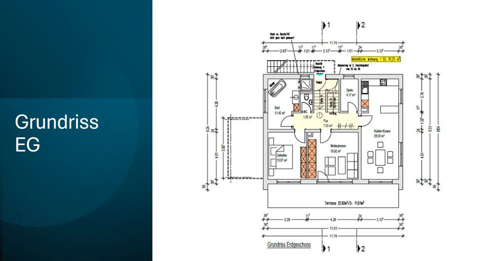 Etagenwohnung Neustadt an der Donau - 3 Zimmer, 93 m&sup2;, 313.000&euro; | Angebot:25995710