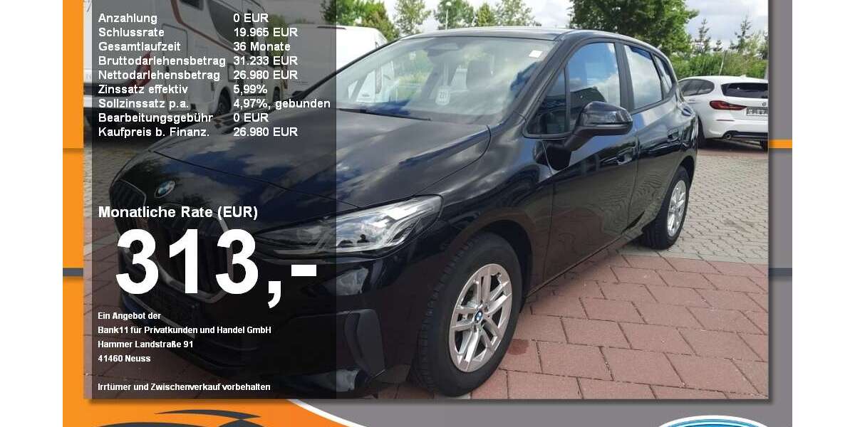 BMW 218 39.998 km 24.280 &euro; Neustadt a. d. Donau 93333