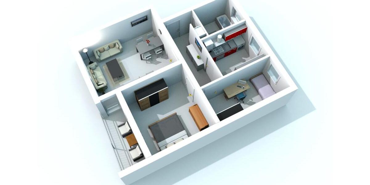 Etagenwohnung Ingolstadt Münchener Straße - 3 Zimmer, 64 m&sup2;, 229.000&euro; | Angebot:27244723