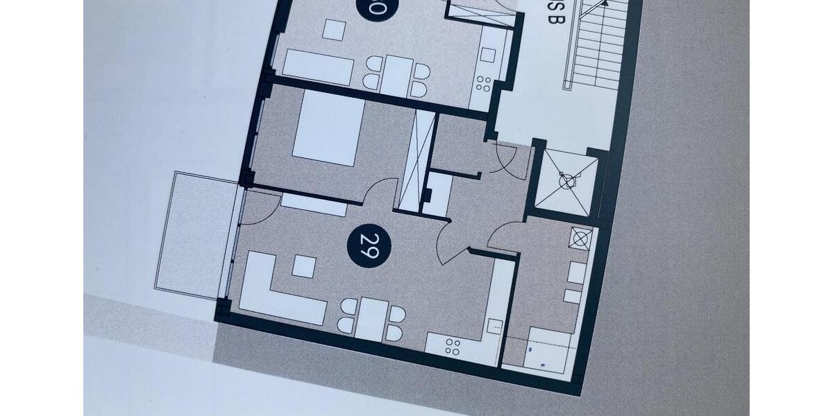 Etagenwohnung Neuburg an der Donau - 2.5 Zimmer, 65 m&sup2;, 900&euro; | Angebot:25220768