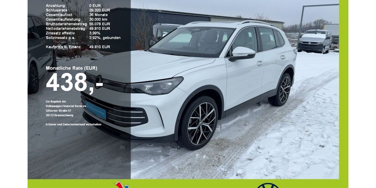 VW Tiguan 7.000 km 49.790 &euro; Mainburg 84048