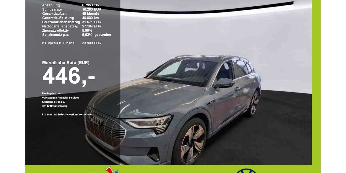 Audi e-tron 84.183 km 31.730 &euro; Mainburg 84048