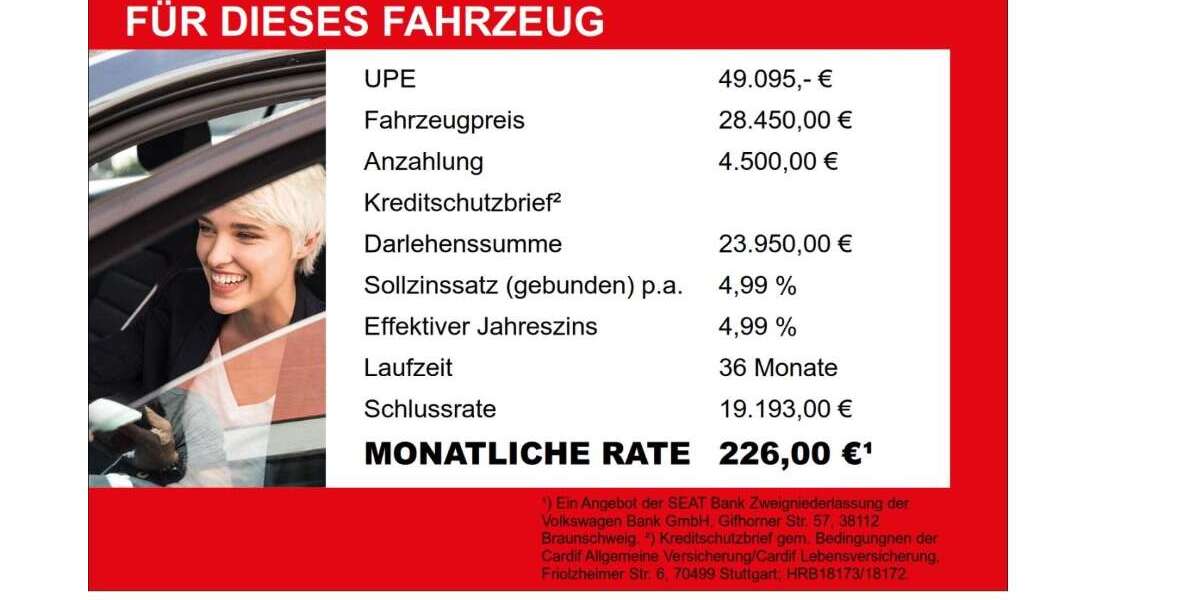 Seat Tarraco 88.026 km 28.450 &euro; Ingolstadt 85053