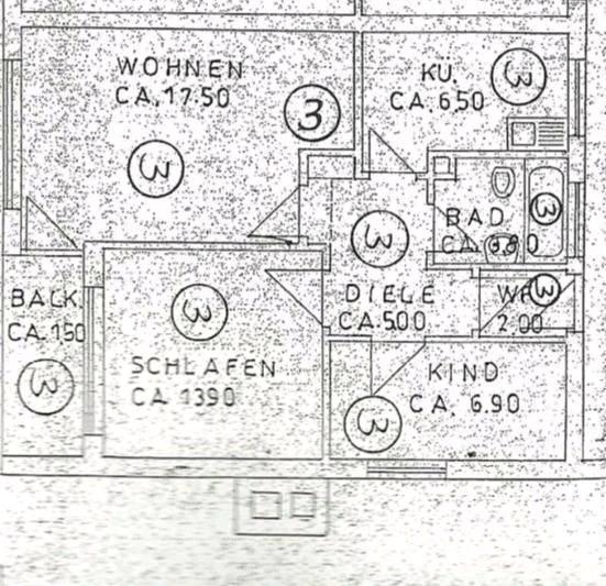 Erdgeschoßwohnung Ingolstadt Südost - 3 Zimmer, 57 m&sup2;, 1.050&euro; | Angebot:26565054