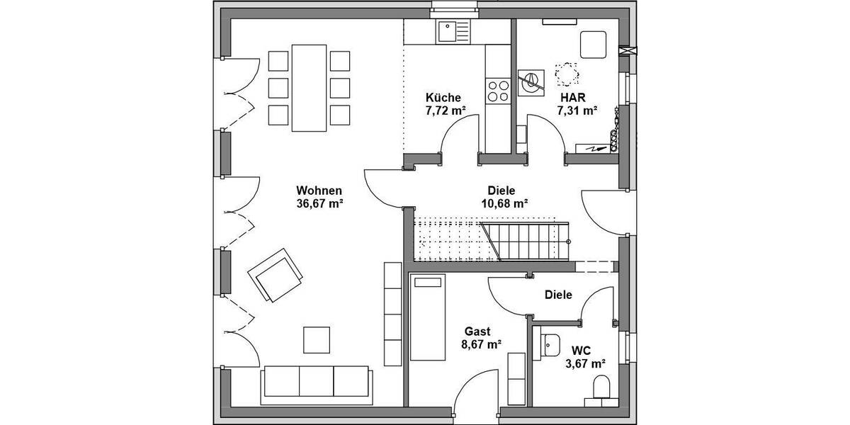 Einfamilienhaus Ingolstadt Nordost - 5 Zimmer, 148 m&sup2;, 998.000&euro; | Angebot:26840532