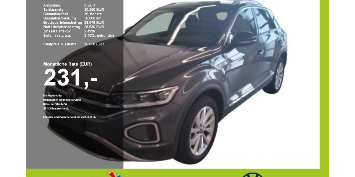 VW T-Roc 11.752 km 26.890 &euro; Mainburg 84048