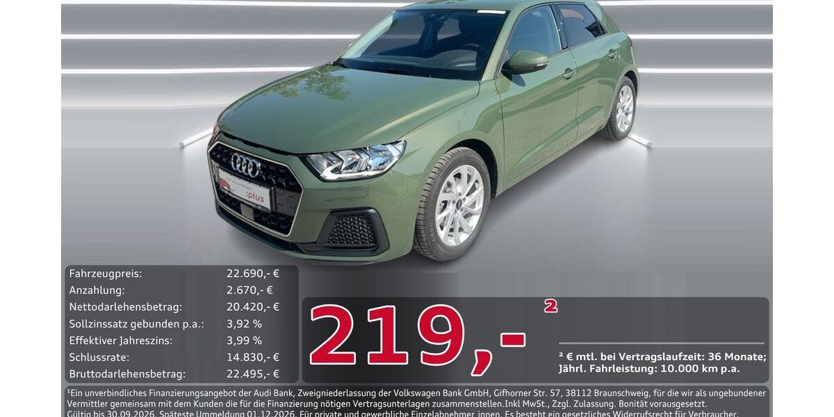 Audi A1 7.831 km 22.690 &euro; Ingolstadt 85057