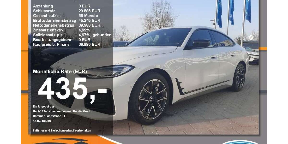 BMW 420 43.610 km 39.980 &euro; Neustadt a. d. Donau 93333