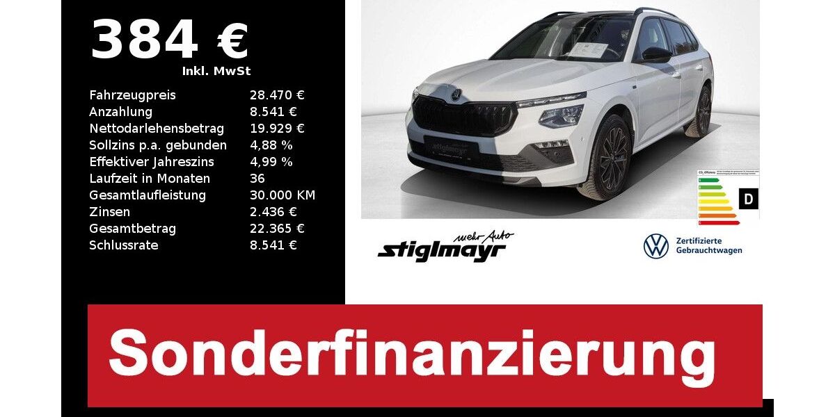 Skoda Kamiq 14.177 km 28.340 &euro; Pfaffenhofen/Ilm 85276