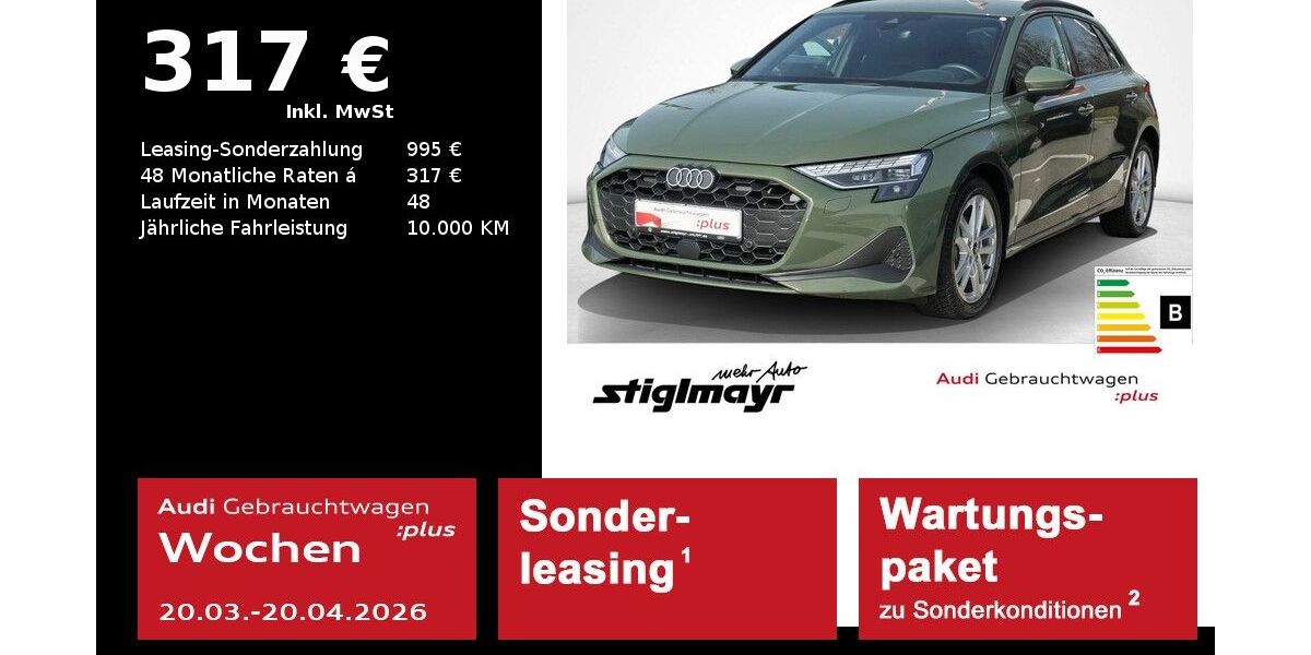 Audi A3 7.976 km 37.034 &euro; Pfaffenhofen 85276