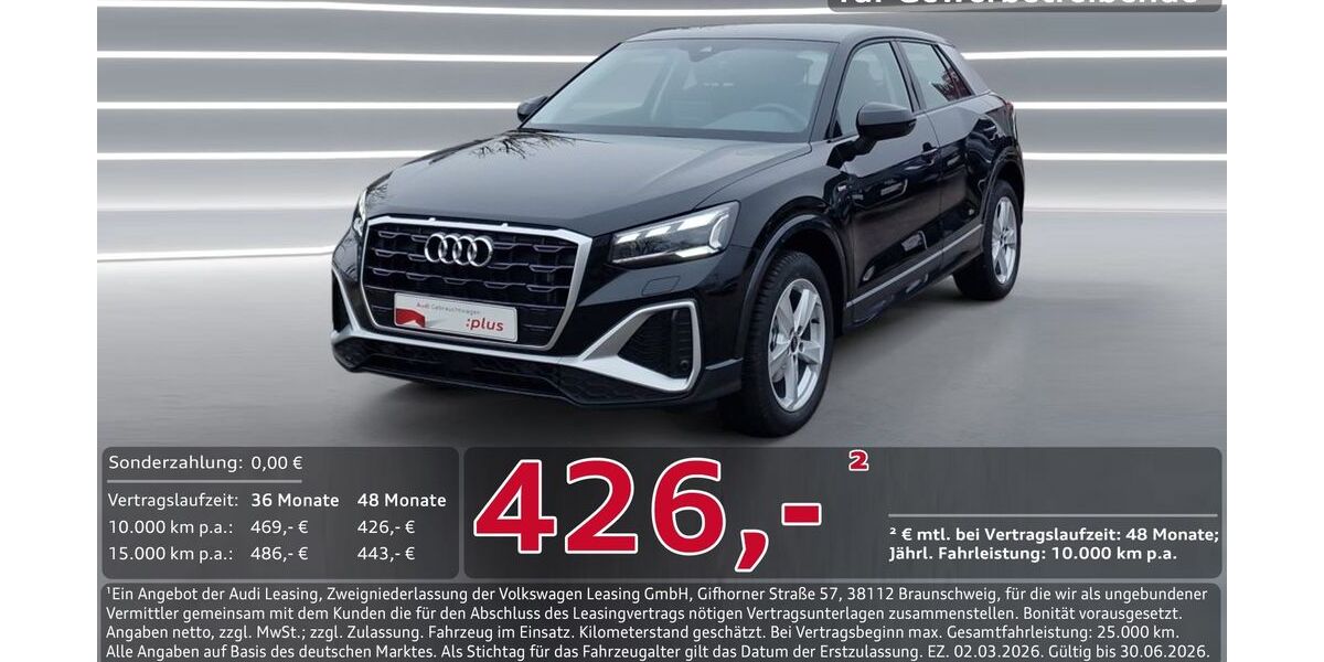 Audi Q2 2.000 km 38.950 &euro; Ingolstadt 85057