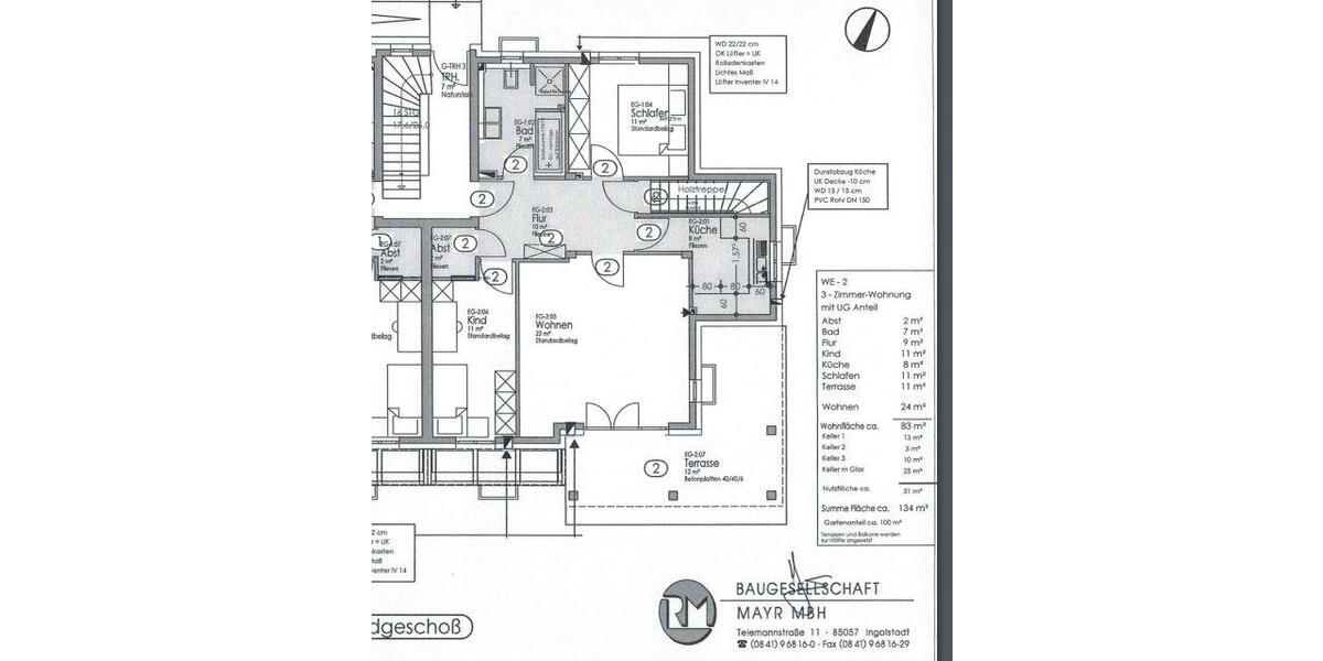 Maisonettenwohnung Ingolstadt Münchener Straße - 4 Zimmer, 134 m&sup2;, 559.000&euro; | Angebot:26553798