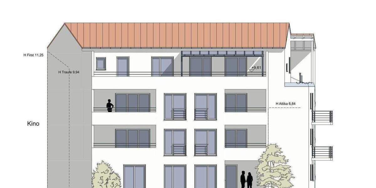 Etagenwohnung Ingolstadt Altstadt Südost - 3 Zimmer, 80 m&sup2;, 528.200&euro; | Angebot:25708041