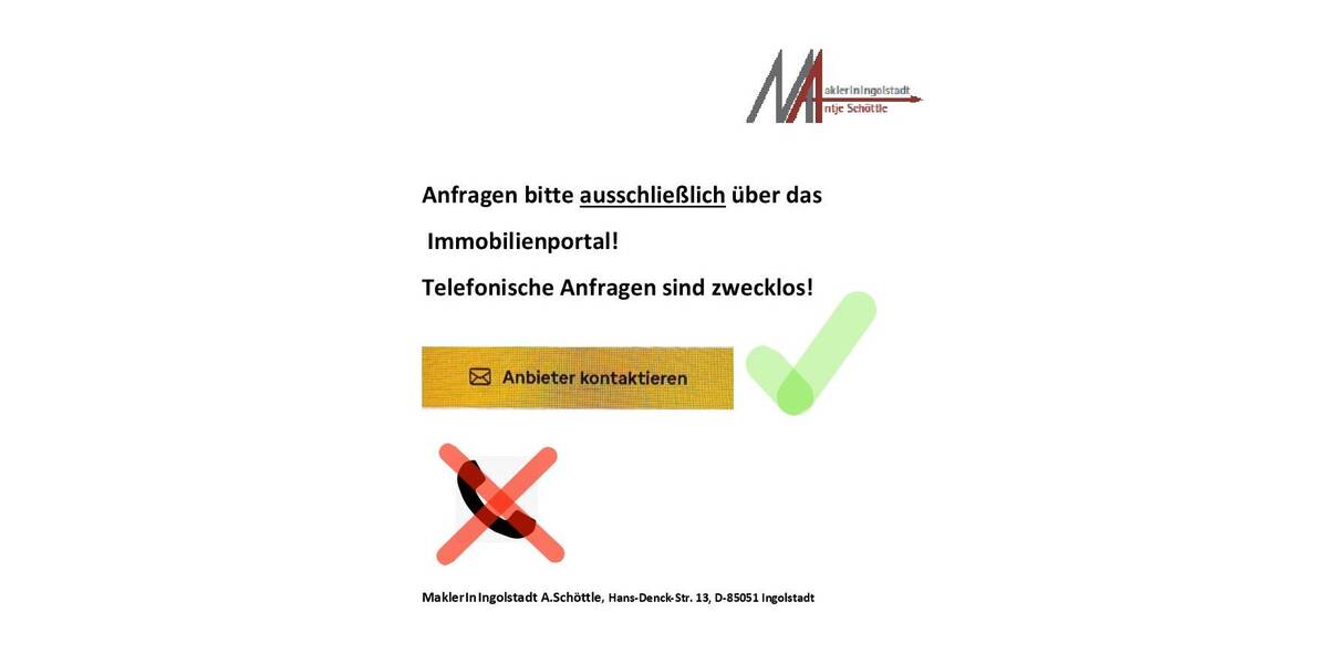 Etagenwohnung Ingolstadt Augustinviertel - 2 Zimmer, 91 m&sup2;, 1.125&euro; | Angebot:26176044