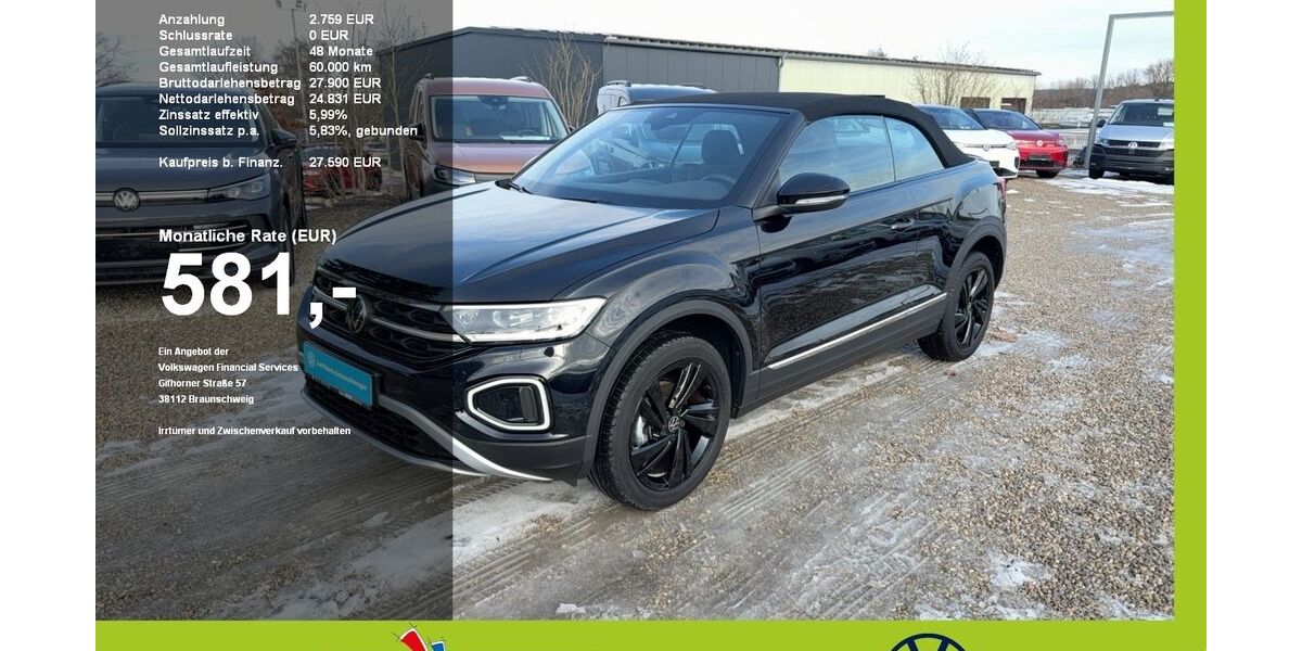 VW T-Roc 2.838 km 27.299 &euro; Mainburg 84048