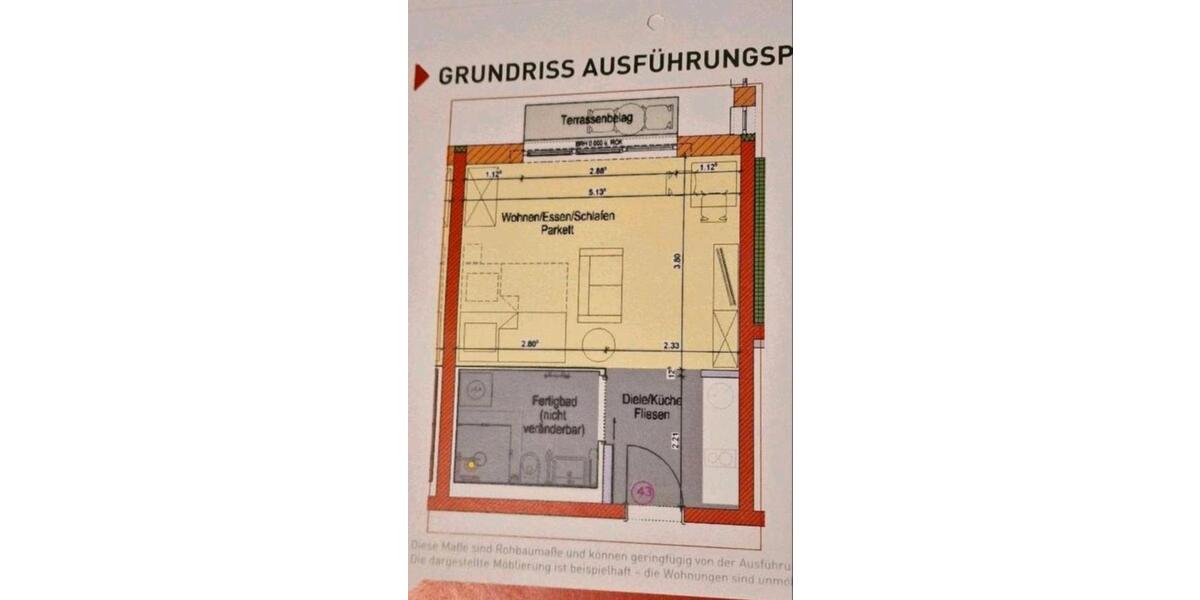 Etagenwohnung Reichertshofen - 1 Zimmer, 32 m&sup2;, 660&euro; | Angebot:25609664