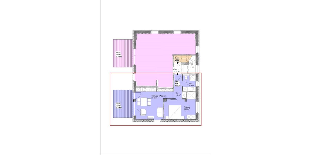 KfW Förderung möglich! Attraktive 2 Zimmer Wohnung mit Balkon in zenrumsnaher Lage in Neuburg - Ein Objekt von Ihrem Immobilienpartner SOWA Immobilien und Finanzen - 2- Neuburg | Angebot:25806132