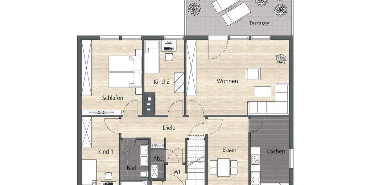 Bungalow Buxheim Tauberfeld - 5 Zimmer, 110 m&sup2;, 425.000&euro; | Angebot:25746630