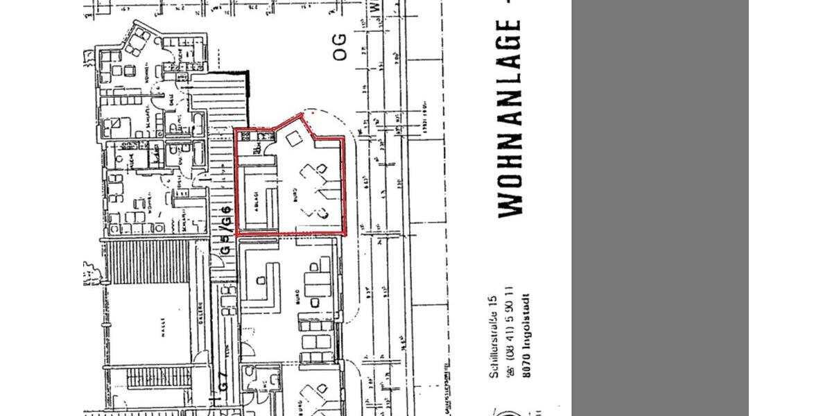 Dachgeschoßwohnung Vohburg an der Donau - 2 Zimmer, 60 m&sup2;, 260.000&euro; | Angebot:23335007