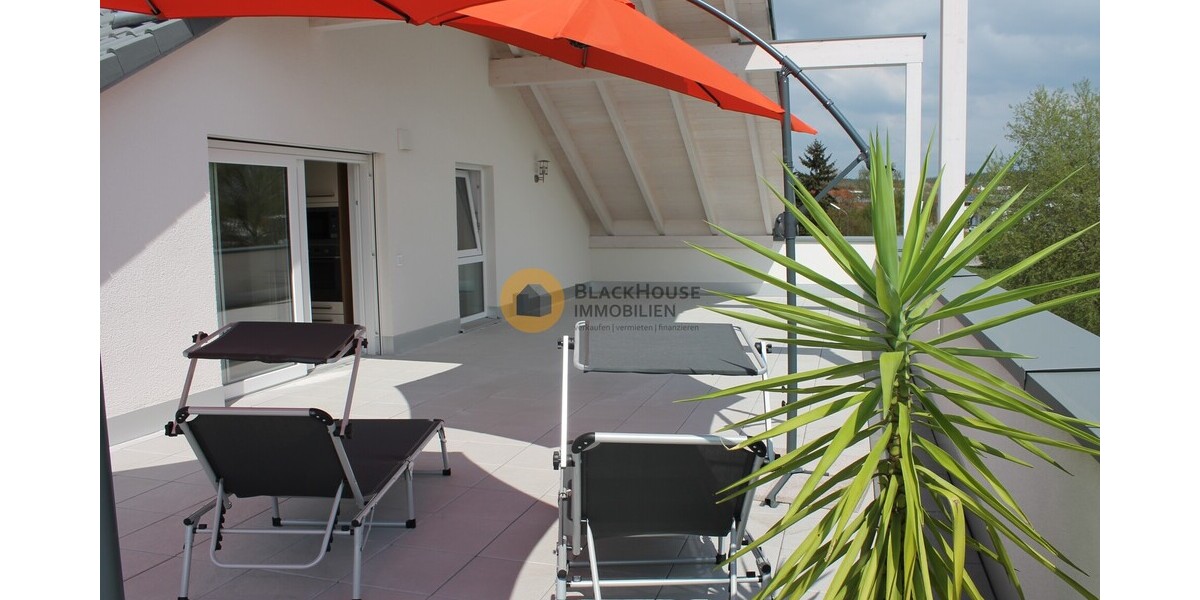 Eine Perle - Penthouse mit 100m² Dachterrasse und Platz für 4 Autos - Einfamilienhaus Wettstetten | Angebot:26652679