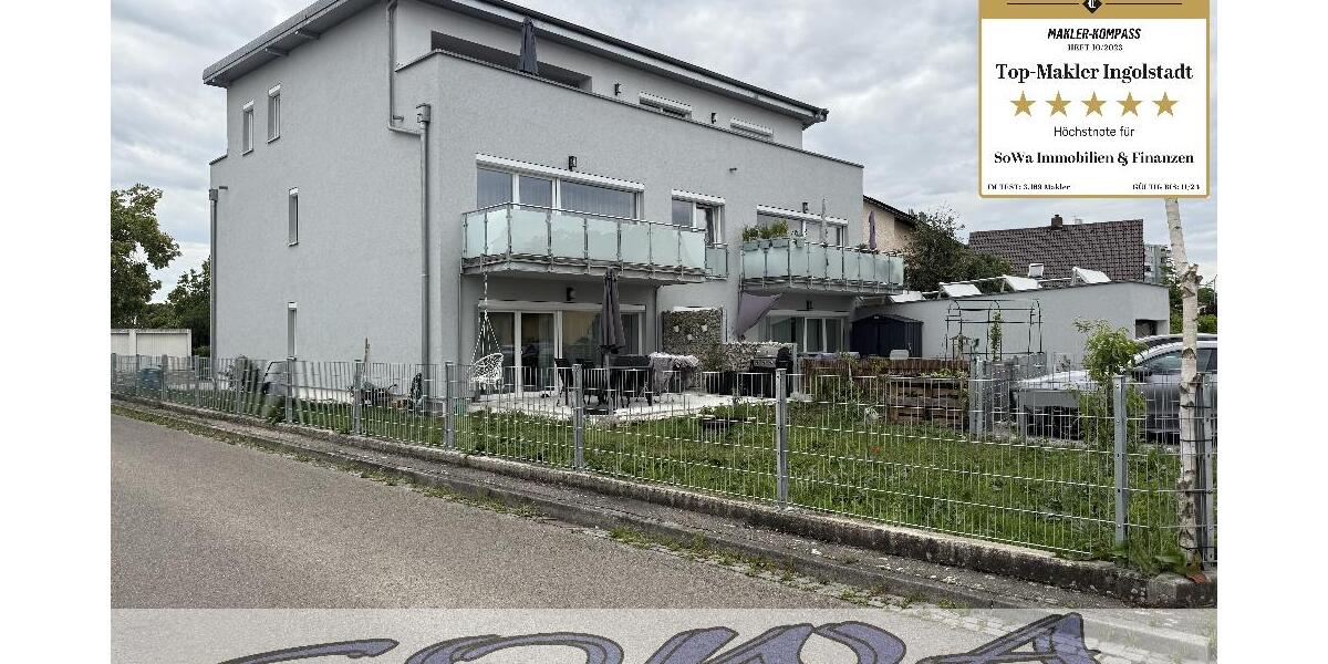 Moderne 3 Zimmer Wohnung mit Balkon und TG-Stellplatz in Neuburg - Zentrumsnah! - Ein Objekt von Ihrem Immobilienpartner SOWA Immobilien und Finanzen - 3- Neuburg | Angebot:24536390