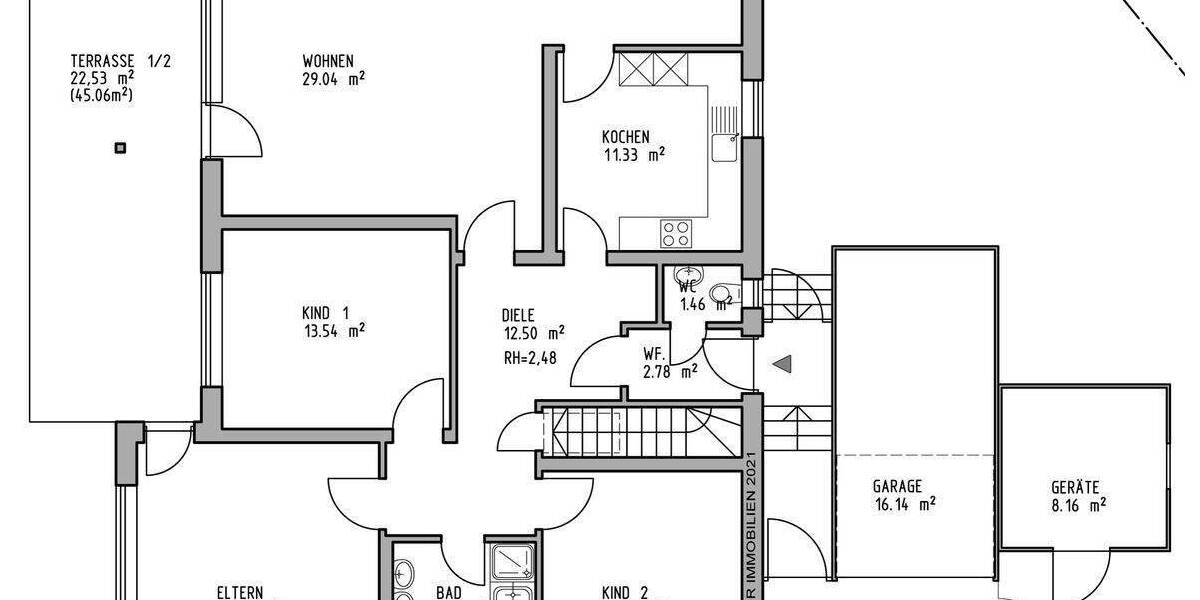 Bungalow Manching - 4 Zimmer, 140 m&sup2;, 679.000&euro; | Angebot:25671127