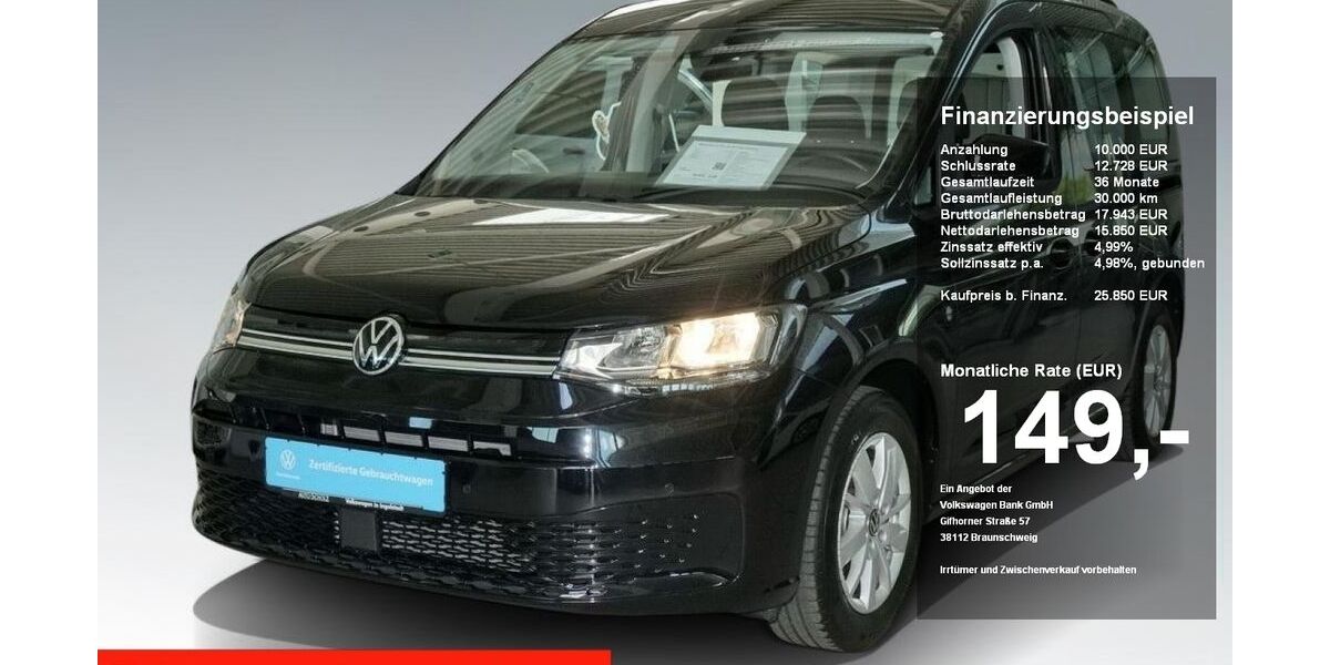 VW Caddy 43.130 km 25.450 &euro; Ingolstadt 85053
