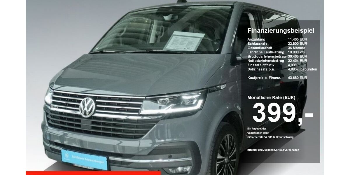VW T6 Multivan 100.399 km 43.500 &euro; Ingolstadt 85053
