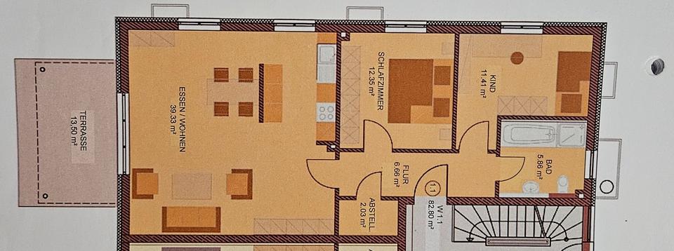 Erdgeschoßwohnung Ingolstadt Nordost - 3 Zimmer, 87 m&sup2;, 519.000&euro; | Angebot:25393498