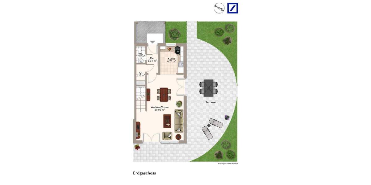 Reihenendhaus Ingolstadt Nordost - 4 Zimmer, 100 m&sup2;, 549.000&euro; | Angebot:25685775