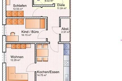 Wohnung Bergheim - 2 Zimmer, 70 m&sup2;, 895&euro; | Angebot:26396915