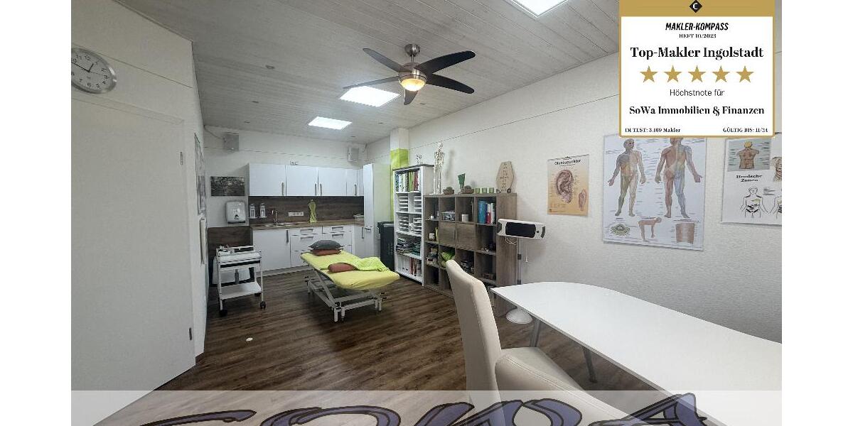 Ideal für Heilpraktiker! Schöne Gewerbeeinheit für Büro oder Praxis in der Innenstadt - Neuburg - Ein Objekt von Ihrem Immobilienpartner SOWA Immobilien und Finanzen - Gewerbeobjekt Neuburg | Angebot:24192264