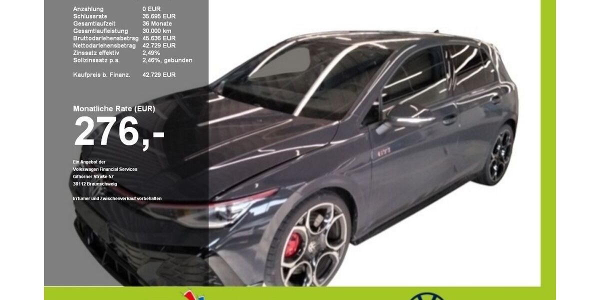 VW Golf 9.955 km 42.470 &euro; Mainburg 84048