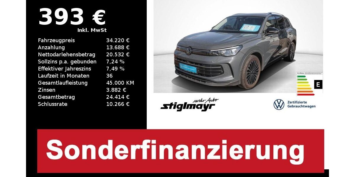 VW Tiguan 25.215 km 34.220 &euro; Schrobenhausen 86529