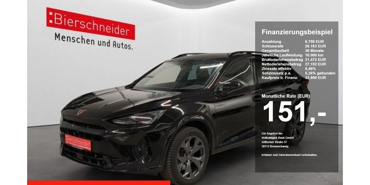 Cupra Formentor 22.760 km 33.990 &euro; Riedenburg 93339