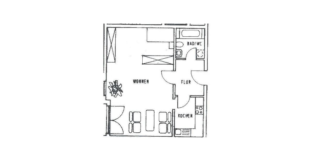 Etagenwohnung Ingolstadt - 1 Zimmer, 53 m&sup2;, 670&euro; | Angebot:26517633