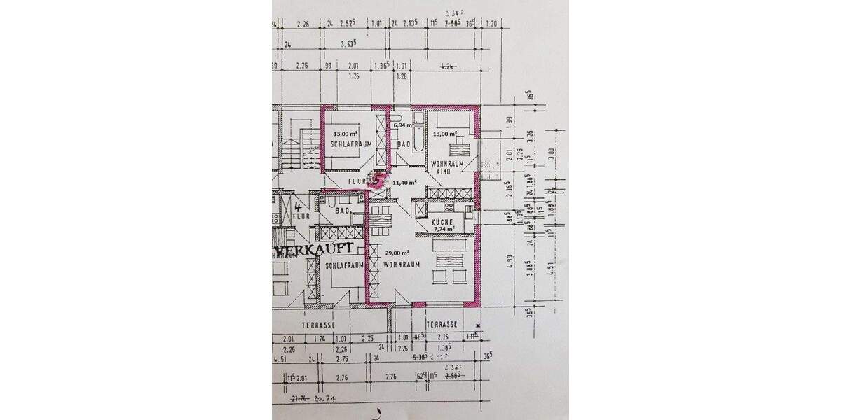 Terrassenwohnung Scheyern Mitterscheyern - 3 Zimmer, 81 m&sup2;, 270.000&euro; | Angebot:25927351