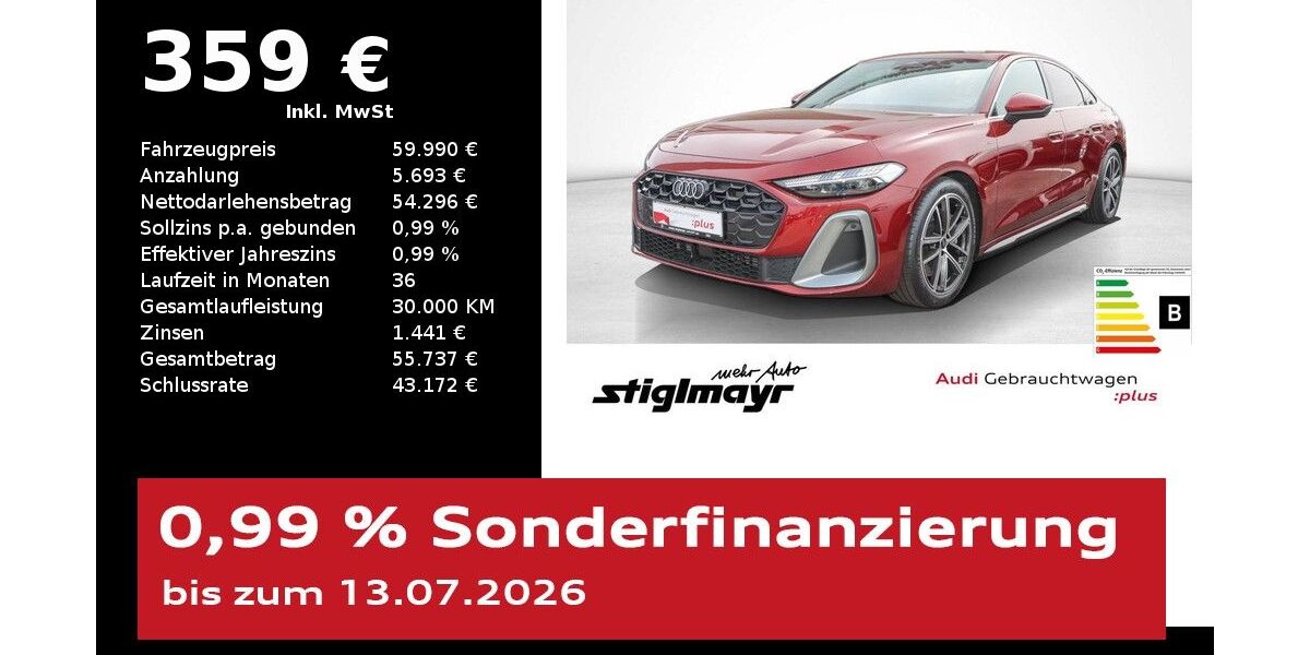 Audi A5 4.606 km 58.420 &euro; Pfaffenhofen 85276