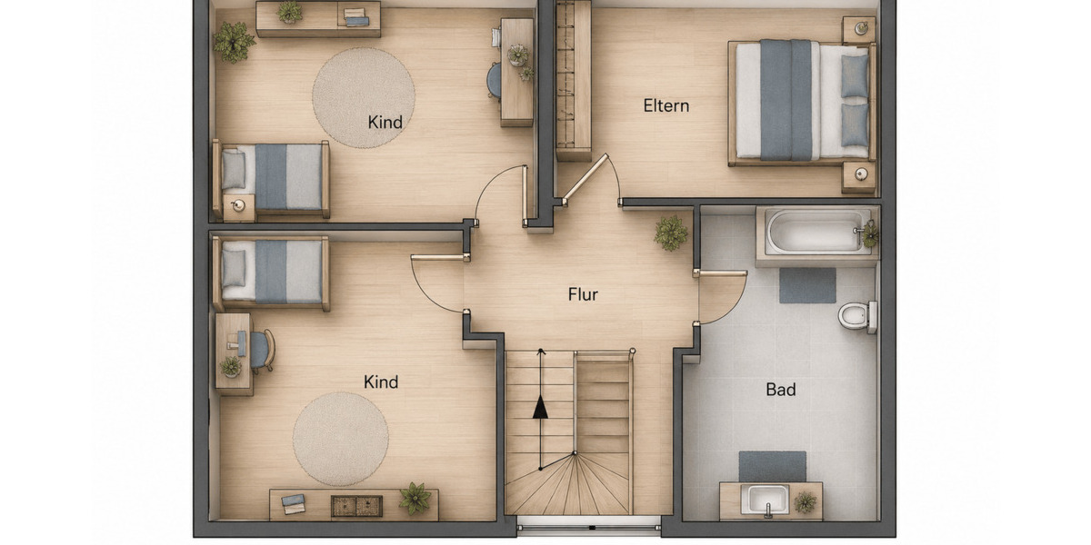 Doppelhaushälfte Ingolstadt Unterhaunstadt - 4 Zimmer, 100 m&sup2;, 478.655&euro; | Angebot:26657450