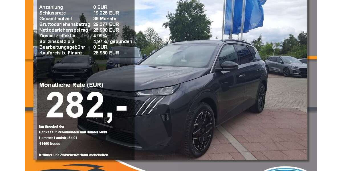 Peugeot 5008 32.947 km 25.980 &euro; Neustadt a. d. Donau 93333