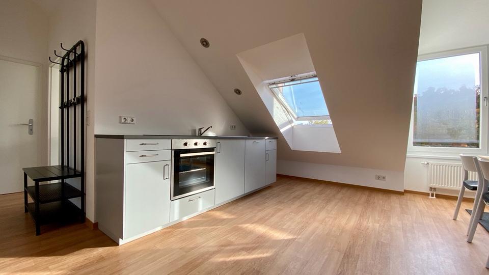 Dachgeschoßwohnung Ingolstadt Friedrichshofen-Hollerstauden - 2 Zimmer, 58 m&sup2;, 1.020&euro; | Angebot:25756829