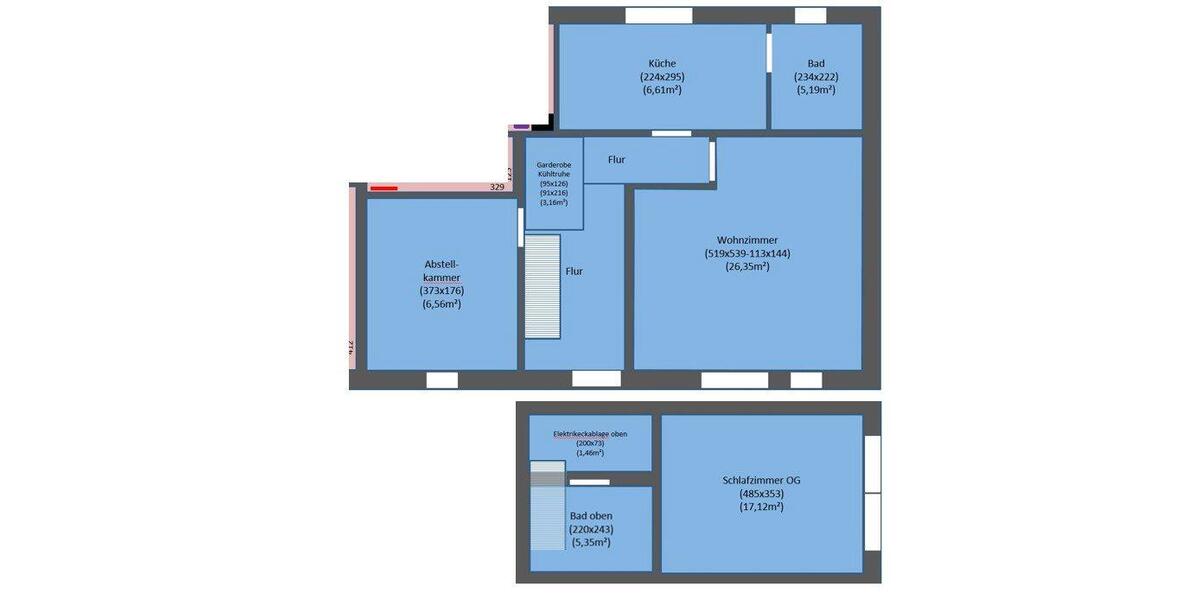 Doppelhaushälfte Karlskron - 2.5 Zimmer, 75 m&sup2;, 650&euro; | Angebot:26628088