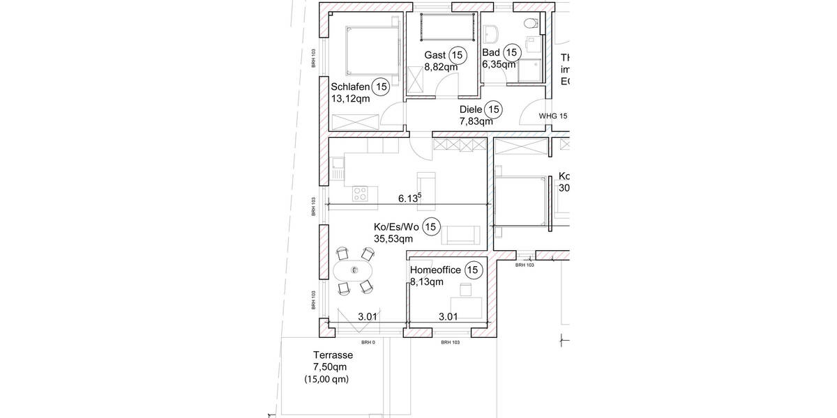 Etagenwohnung Ingolstadt Hundszell - 4 Zimmer, 87 m&sup2;, 585.000&euro; | Angebot:25662368