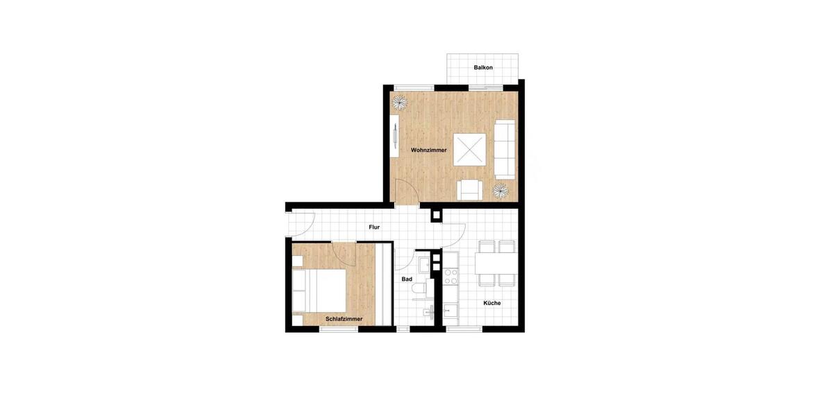 Etagenwohnung Ingolstadt Südost - 2 Zimmer, 56 m&sup2;, 205.000&euro; | Angebot:26692563