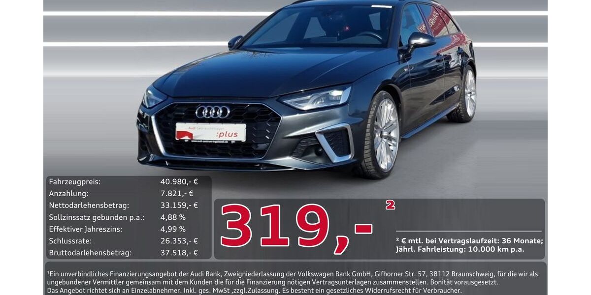 Audi A4 37.681 km 40.980 &euro; Ingolstadt 85057