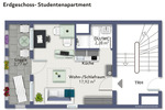 Erdgeschoßwohnung Eichstätt - 1 Zimmer, 23 m&sup2;, 320&euro; | Angebot:24350847
