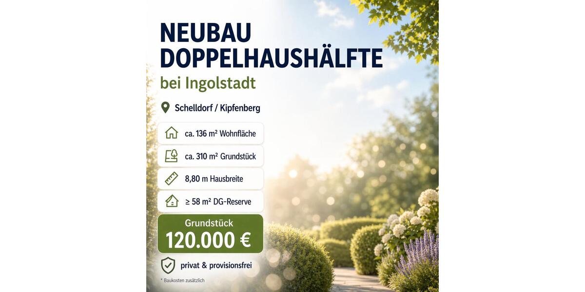 Doppelhaushälfte Kipfenberg - 120.000&euro; | Angebot:26277988