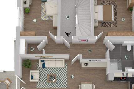 Wohnung Ingolstadt Haunwöhr - 3 Zimmer, 87 m&sup2;, 1.190&euro; | Angebot:25879719