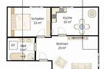 Etagenwohnung Ingolstadt Nordost - 2 Zimmer, 56 m&sup2;, 259.000&euro; | Angebot:26835480